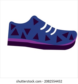 new shoes model of boy.shoes vector art illustration.running shoe logo graphic.modern shoes icon