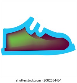 nuevo modelo de zapatos de boy.shoes ilustración de vectores.logotipo del zapato de correr gráfico.icono de zapatos modernos