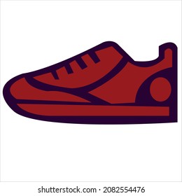 nuevo modelo de zapatos de boy.shoes ilustración de vectores.logotipo del zapato de correr gráfico.icono de zapatos modernos