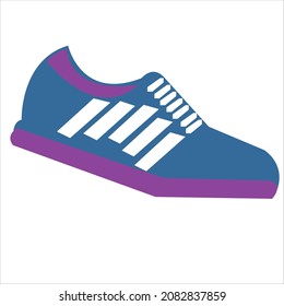new shoes model of boy.shoes vector art illustration.running shoe logo graphic.modern shoes icon