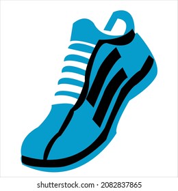 new shoes model of boy.shoes vector art illustration.running shoe logo graphic.modern shoes icon