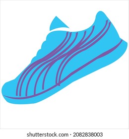 new shoes model of boy.shoes vector art illustration.running shoe logo graphic.modern shoes icon