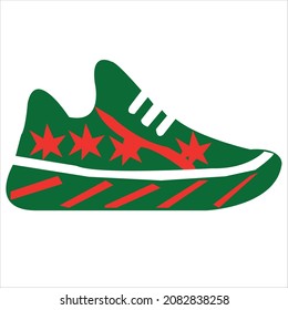 new shoes model of boy.shoes vector art illustration.running shoe logo graphic.modern shoes icon