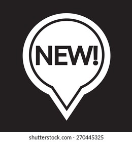 New sign icon