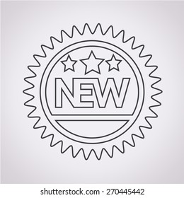 New sign icon