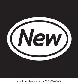 New sign icon