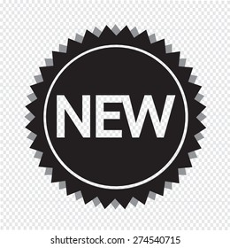 New sign icon