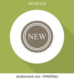 New sign icon. 