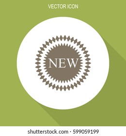 New sign icon. 