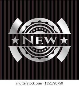 New silvery emblem or badge