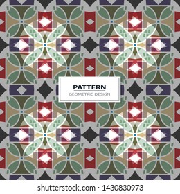 New simple abstract geometric seamless pattern with  for background. Geometric backdrop with  silhouette.