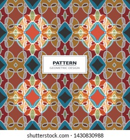 New simple abstract geometric seamless pattern with  for background. Geometric backdrop with  silhouette.