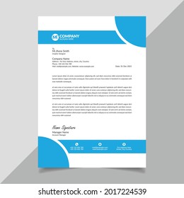 New Simple Letterhead Template Design