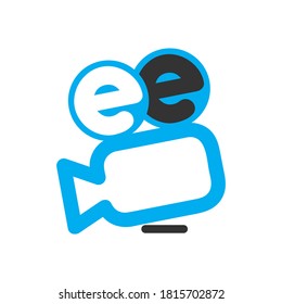 nuevas imágenes vectoriales de diseño de logotipo cinematográfico de la producción cinematográfica de la cámara