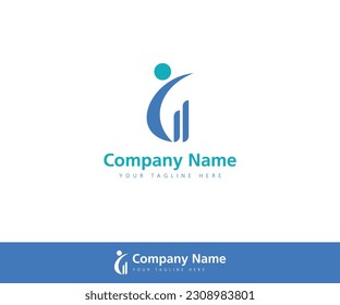 new simple physical training logo vector healthy people and arrow up illustrations people natural logo