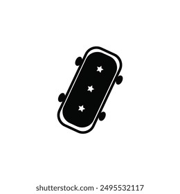 new skateboard vector type icon