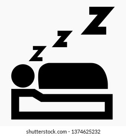 New Sleep icon. Vector icon.