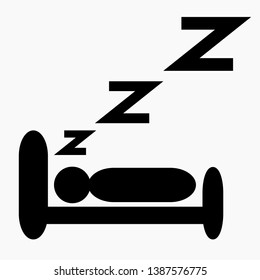 New Sleep icon. Vector icon.