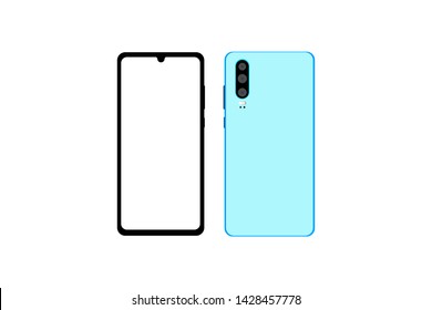 Nueva ilustración huawei de Smartphone - Vector EPS10