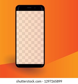 New Smartphone on a bright background