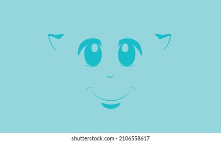 New smile logo vector illustration.
