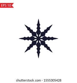 New snowflake icon winter.christmas Vector