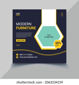 New Social media post design template