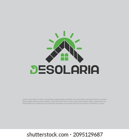 New Solar Logo Design With Background