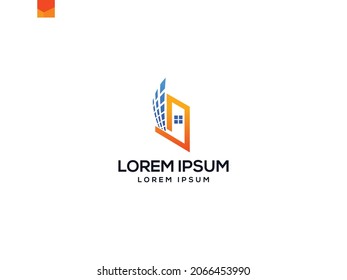 New solar logo Ideas vector design. solar logo for new company. eps and svg