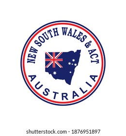 New South Wales Map Vector , Country Logo