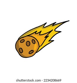 new space clipart with smooth colour, alien, planet, comet, space icons