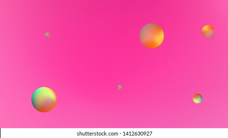 New space fantasy. Background texture, light. Elementary colorific illustration mesh. Pink colored. Super planets themed background. Colorful background theme.