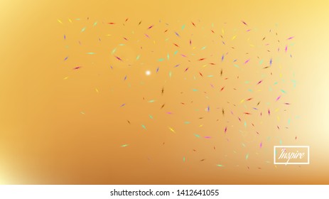 New space fantasy. Background texture, blend. Elementary colorific illustration mesh. Gold colored. Super planets themed background. Colorful background theme.