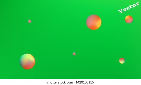 New space fantasy. Background texture, blend. Liquid colorific illustration idea. Green colored. A good selection space background. Colorful selected stars background.