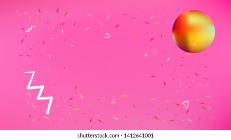New space fantasy. Minimal colorific illustration mesh. Background texture, unused. Red colored. Super planets themed background. Colorful background theme.