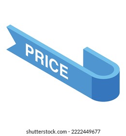 New special price icon isometric vector. Sale tag. Discount offer
