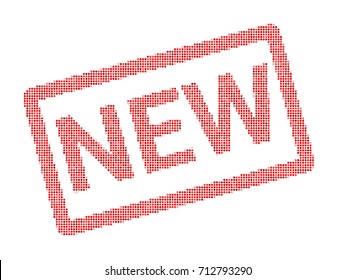  New Stamp Made Of Red Circles