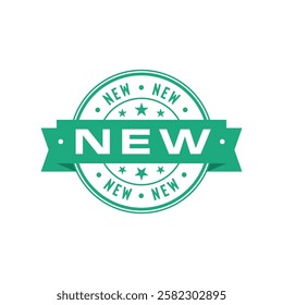 New Stamp Seal Vector Template