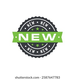 New Stamp Seal Vector Template