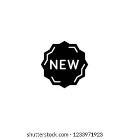 New sticker icon vector