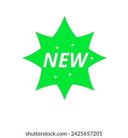 "nuevo" pegatina para nuevos productos