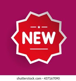New sticker red