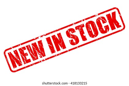 NEW IN STOCK red stamp text on white