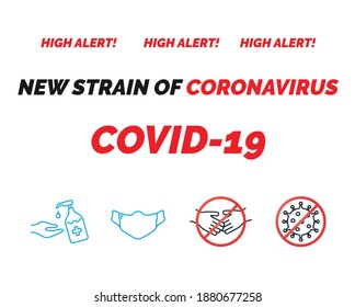 New strain of coronavirus Covid-19 