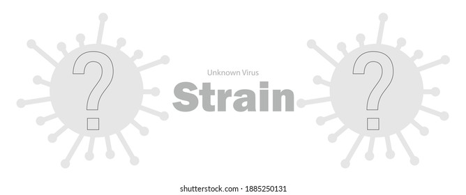 New Strain virus vector illustration. 