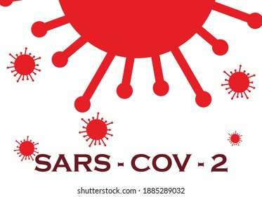 New Strain virus vector illustration. 