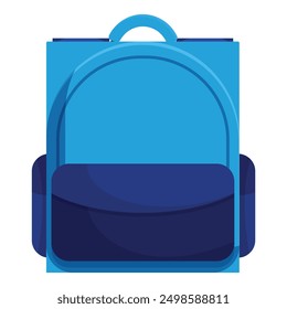 New and sturdy backpack is waiting to be filled with school supplies for the upcoming academic year