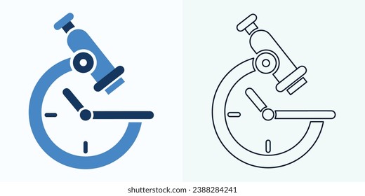 New style Analog clock flat vector icon. Symbol of time management, chronometer with hour, minute, and second arrow. Simple illustration isolated on a white background.