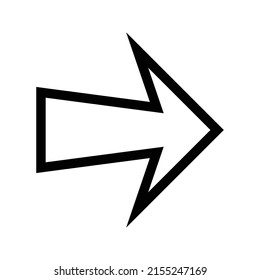 New style black vector arrows isolated on white. Arrow vector icon. Arrows vector illustration collectio