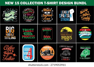 Novo Design de Conjunto de Estilo T-Shirt